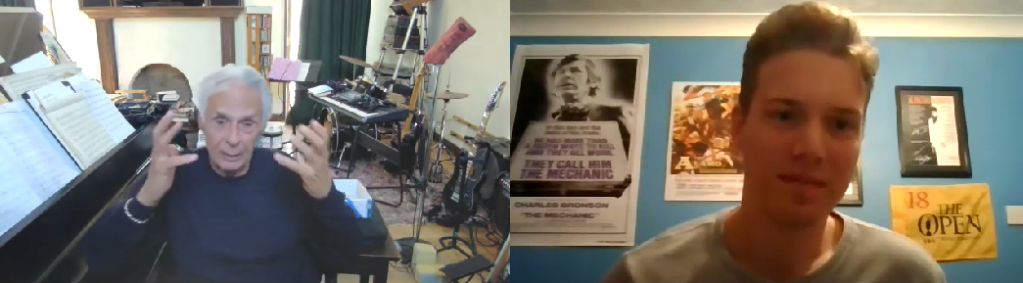 Me and the legendary composer, Bill Conti